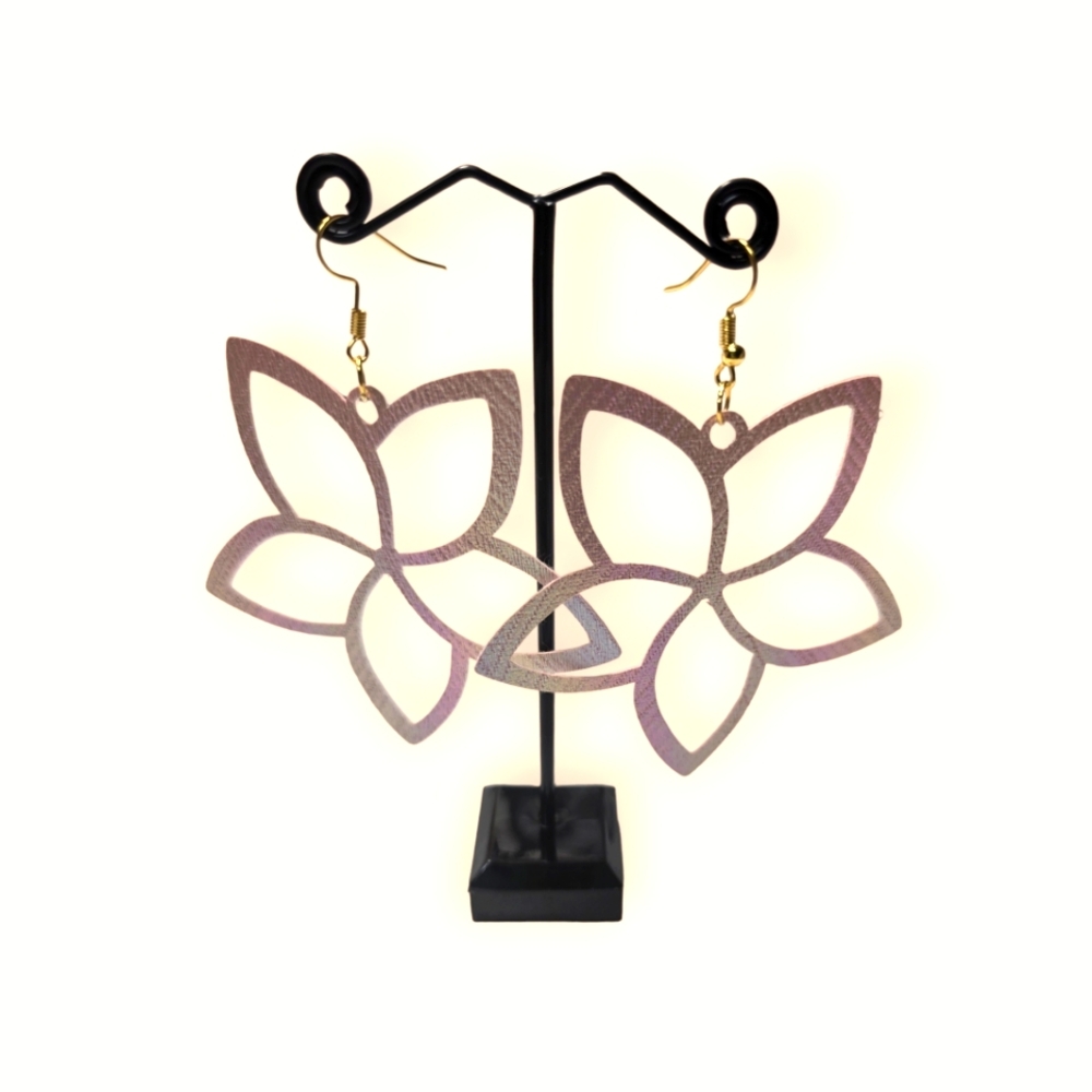 Faux Leather Dangling Earrings